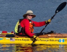 Activist Deborah Walters ’73 is the self-described “grandmother who paddled from Maine to Guatemala for the kids of the garbage dump.”